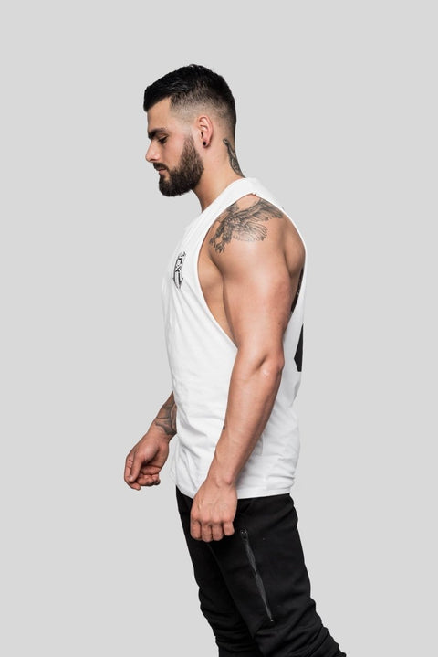 Mean Machine 86 Logo Muscle Tee Muscle Tees